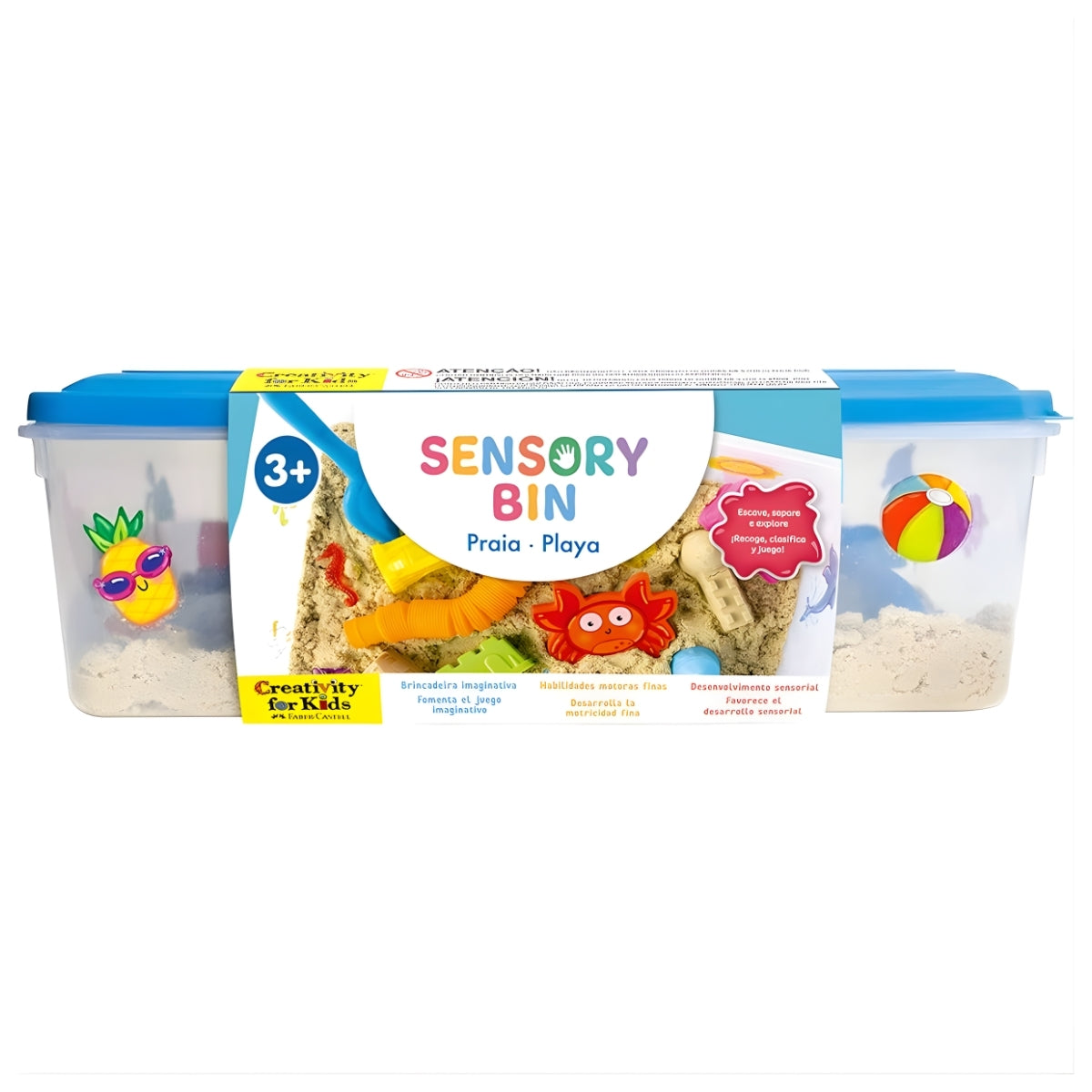 Caixa Sensorial Praia Creativity For Kids 6449900 - Faber-castell