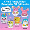 Kit Bubble Gems Pearl Pals Festa Disco Creativity For Kids 6461900 - Faber-castell