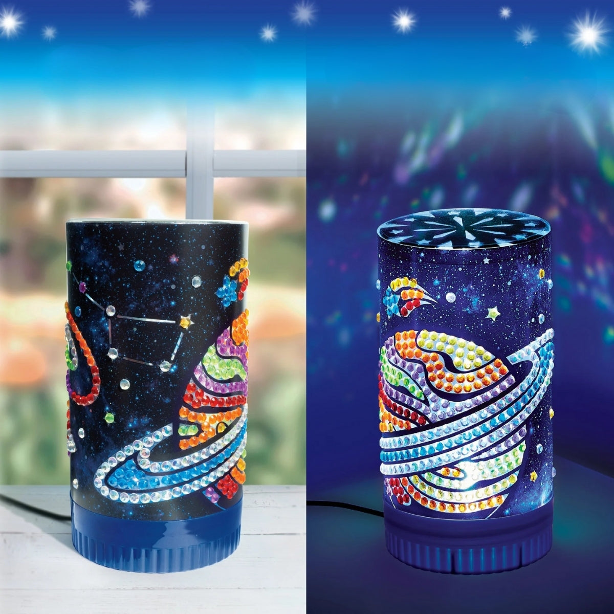 Pintura com Diamantes Luminária Espacial Creativity For Kids 6321900 - Faber-castell.