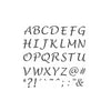 Stencil Opa 30,5x30,5cm - Alfabeto Maiúsculo 4,40cm - 3418