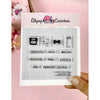 Kit Carimbos Decorativos M Fitness Scrapbook Planner - Lilipop