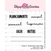 Kit Carimbos G Planejamento e Notas Scrapbook Planner - Lilipop