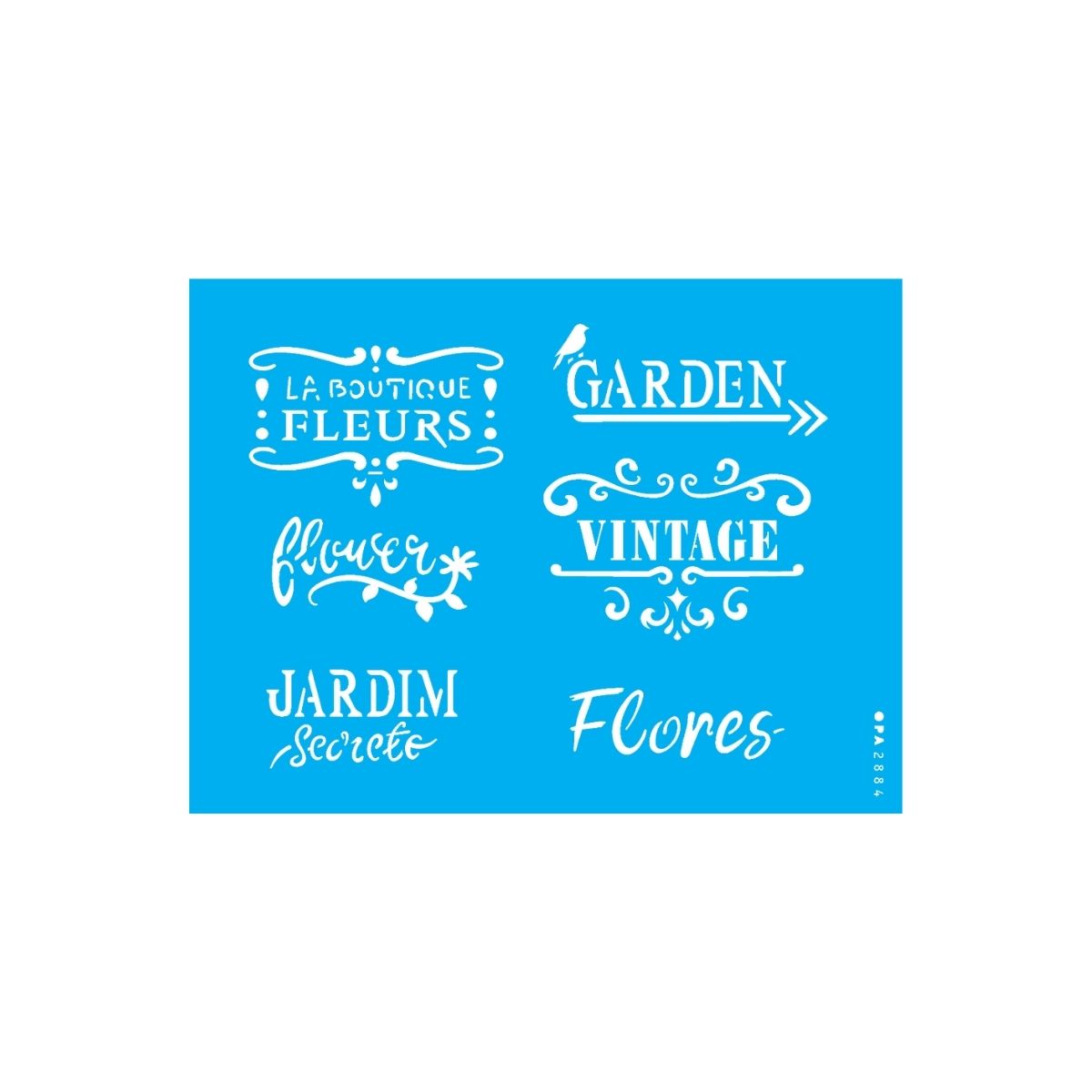 Stencil Opa 15x20cm - Frases para Jardim - 2884