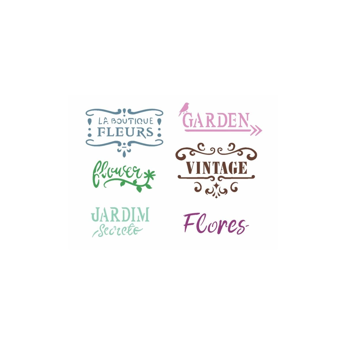 Stencil Opa 15x20cm - Frases para Jardim - 2884
