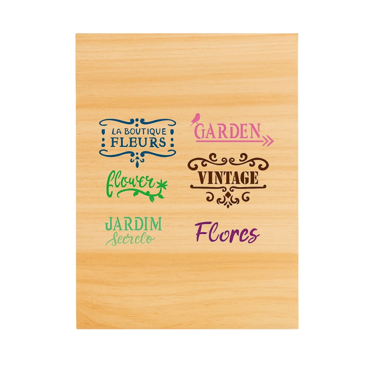 Stencil Opa 15x20cm - Frases para Jardim - 2884