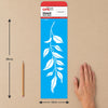 Stencil Ramo de Folhas I 10x30cm para Pintura Decorativa e Artesanato 3491 - Opa