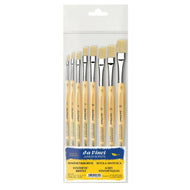 Kit Pincel da Vinci Junior 3529 com 8 Unidades - Série 329 Chato
