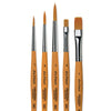 Kit Pincel da Vinci Universal 3502 com 5 Unidades - Séries 383 e 384 para Técnicas Mistas