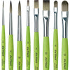Kit Pincel da Vinci Fit Synthetics com 8 Unidades + Tapetinho de Bambu - Séries 373, 374, 375
