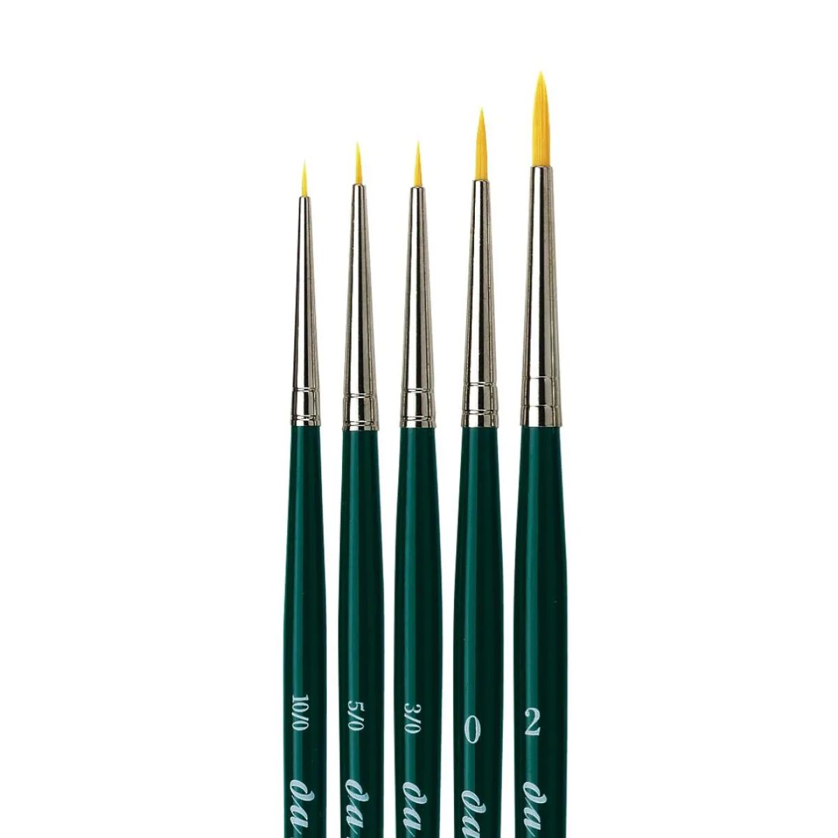 Kit Pincel da Vinci Nova 4237 com 5 Unidades - Série 1570 Redondo Sintético
