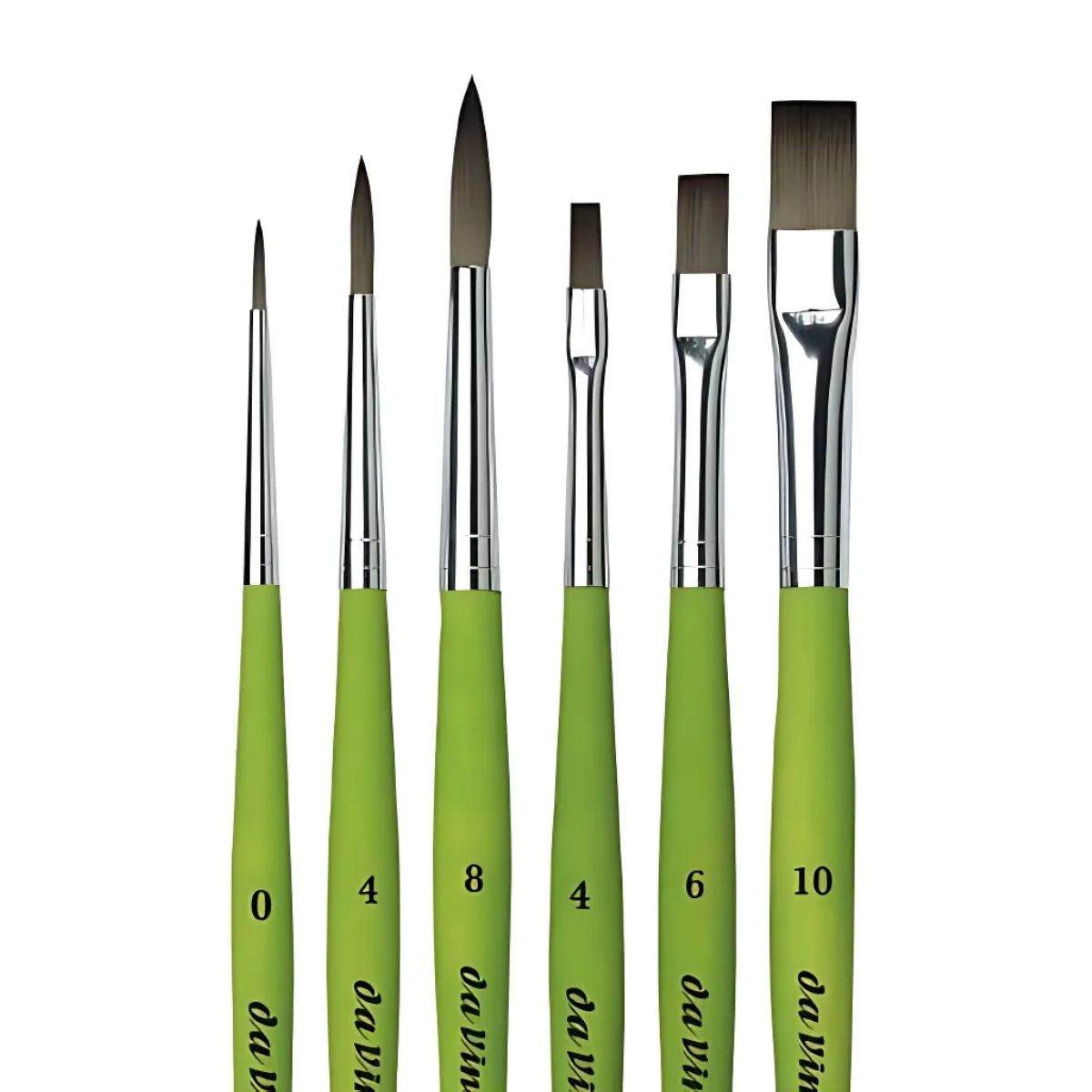 Kit Lata de Pincel da Vinci Fit Synthetics 5410 com 6 Unidades - Série 373 e 374