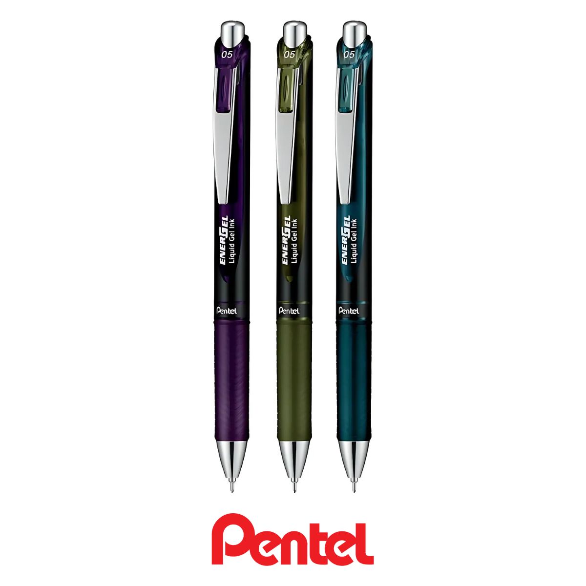 Caneta Energel Black Pentel Colors Collection 0.5mm