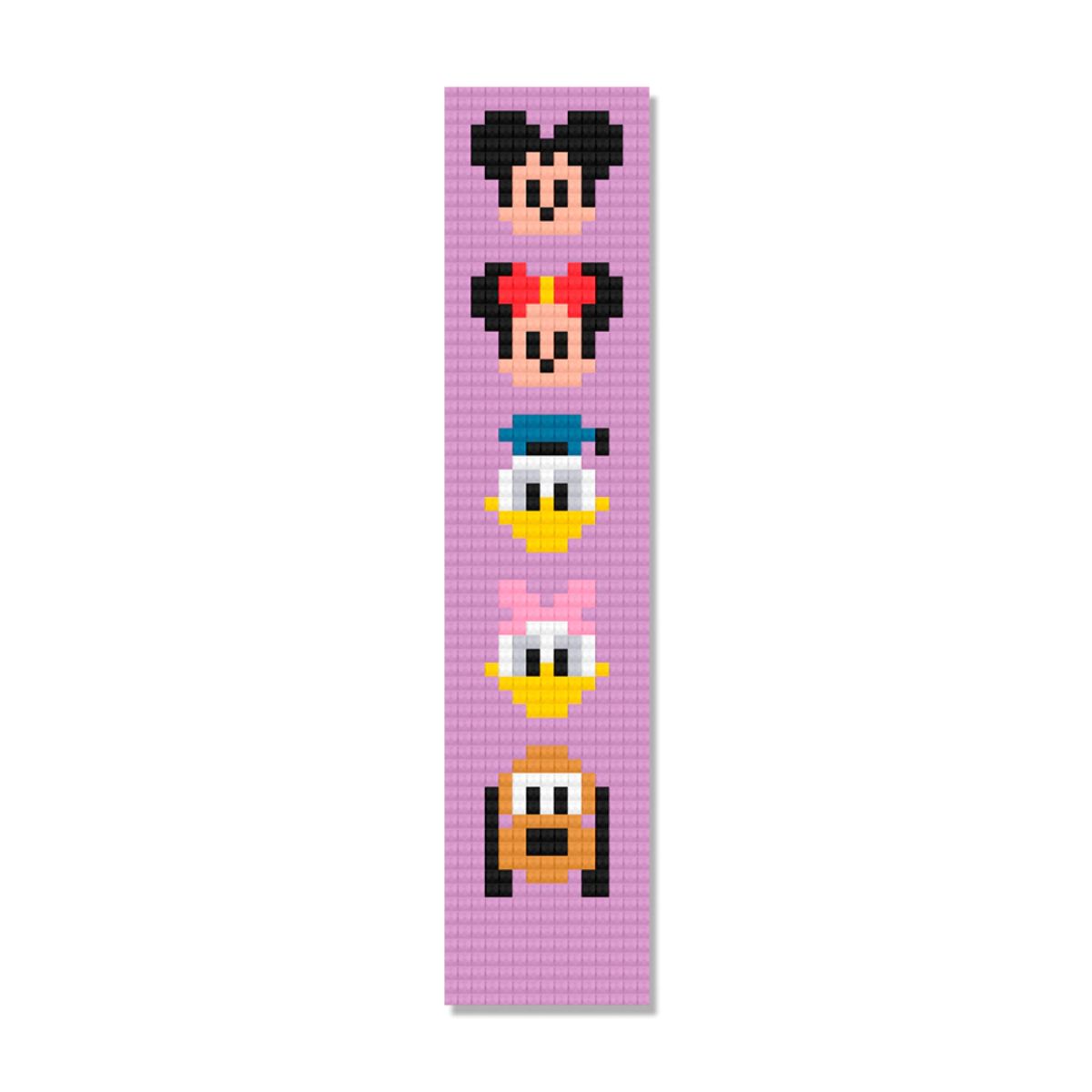 Kit de Pintura com Diamante Marcador de Pagina 4,2x18,9cm - Turma do Mickey