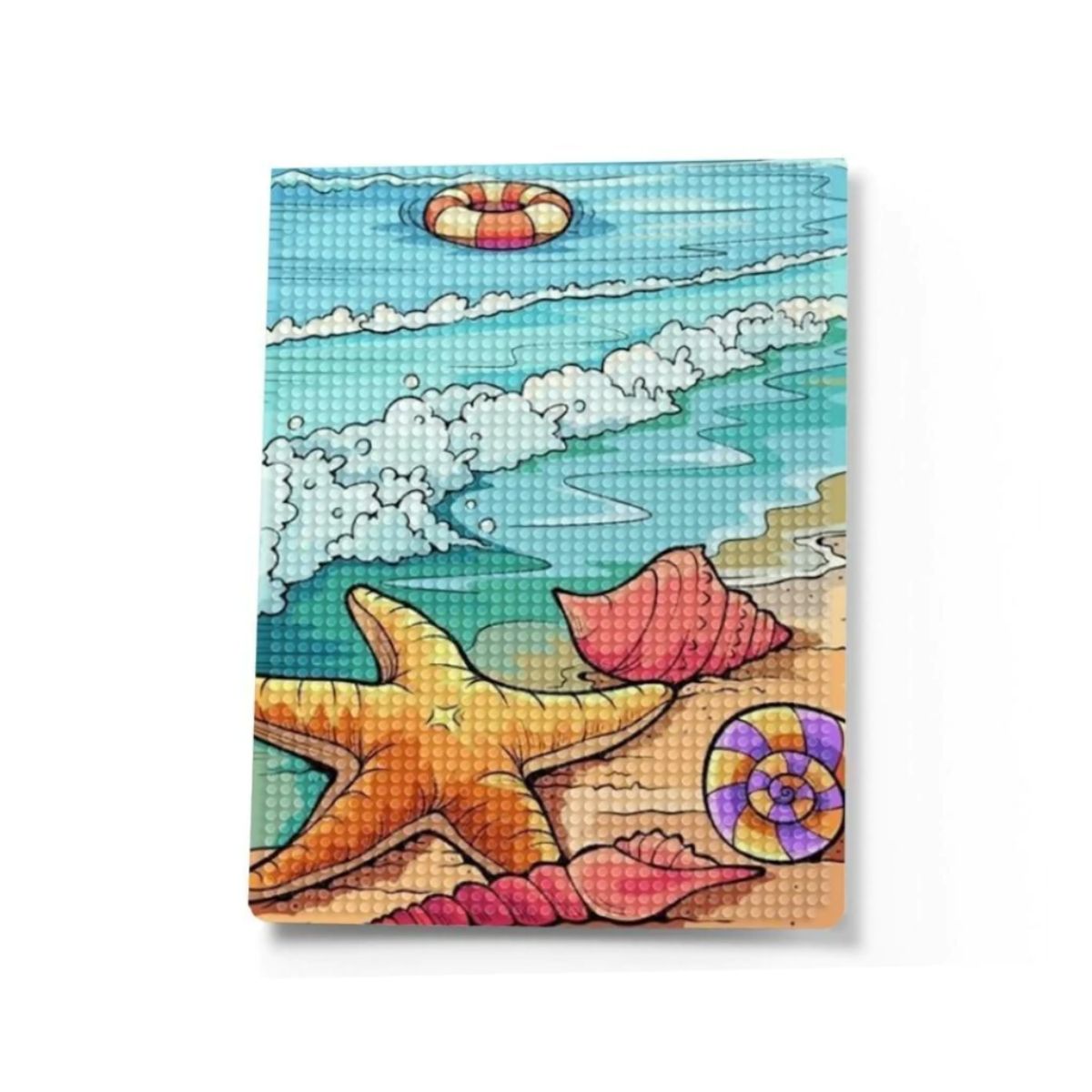 Kit de Pintura com Diamante 14,8x20,5cm - Tesouros do Mar