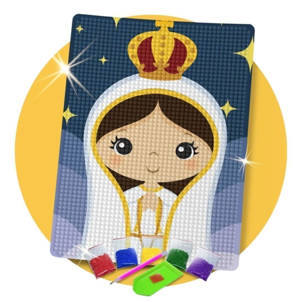 214825-kit-de-pintura-com-diamante-14,8x20,5cm-pequena-fatima-537307