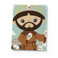 Kit de Pintura com Diamante 14,8x20,5cm - Pequeno Francisco