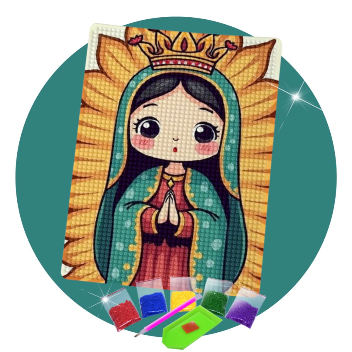 214836-kit-de-pintura-com-diamante-14,8x20,5cm-pequena-guadalupe-537279