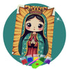 Kit de Pintura com Diamante 14,8x20,5cm - Pequena Guadalupe