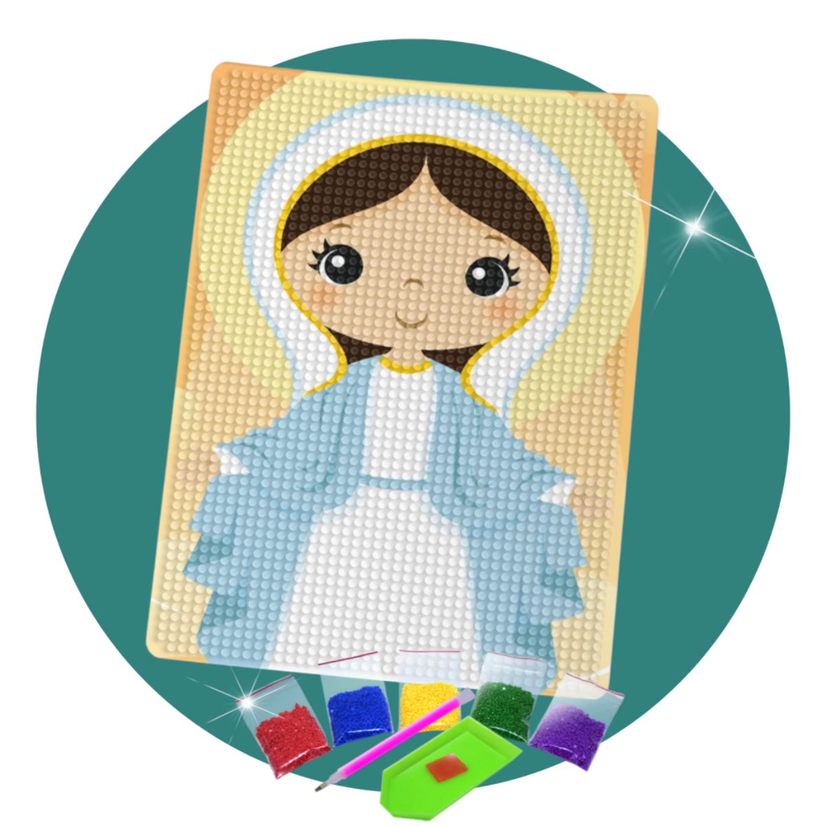 214842-kit-de-pintura-com-diamante-14,8x20,5cm-pequena-maria-537314