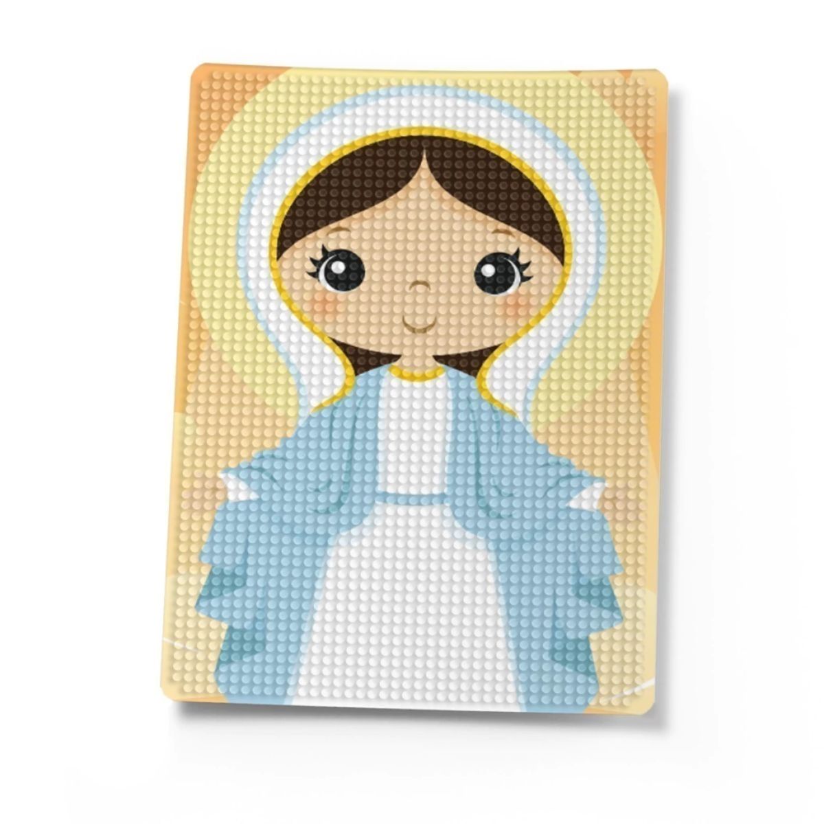 Kit de Pintura com Diamante 14,8x20,5cm - Pequena Maria 