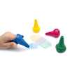 Kit Giz de Cera Encaixa no Dedo Color Joy com 10 Cores - Leo & Leo 10225
