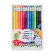 Estojo Lápis de Cor Apagável Big Color Joy com 12 Cores 10344 - Leo & Leo