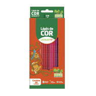 Estojo Lápis de Cor Madeira com 36 Cores 10272 - Leo & Leo