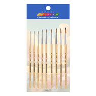 Kit de Pinceis Castelo para Pintura Redondos - 09 Unidades Modelo 19