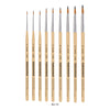 Kit de Pinceis Castelo para Pintura Redondos - 09 Unidades Modelo 19