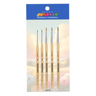 Kit de Pinceis Castelo para Pintura Redondos - 05 Unidades Modelo 20