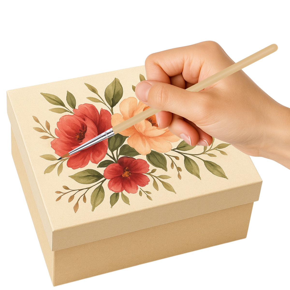 Kit de Pinceis Castelo para Pintura Redondos - 05 Unidades Modelo 20