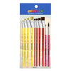 Kit de Pinceis Castelo para Pintura em Tela - 11 Unidades Modelo 03