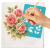 Kit de Pinceis Castelo para Tecido com Stencil - 08 Unidades Modelo 06