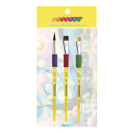 Kit de Pinceis Castelo para Pintura Pedagógico - 03 Unidades Modelo 31