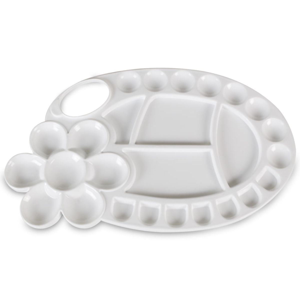 Godê Plastico Flor Oval Sinoart