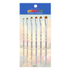 Kit de Pinceis Castelo para Pintura Língua de Gato Serie Branca - 06 Unidades Modelo 10