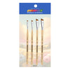 Kit de Pinceis Castelo para Pintura Chanfrados - 04 Unidades Modelo 16
