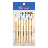 Kit de Pinceis Castelo para Pintura Chanfrados - 07 Unidades Modelo 15