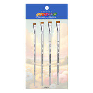 Kit de Pinceis Castelo para Pintura Chatos - 04 Unidades Modelo 14