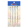 Kit de Pinceis Castelo para Pintura Chatos - 04 Unidades Modelo 14