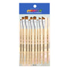 Kit de Pinceis Castelo para Pintura em Madeira - 10 Unidades Modelo 02