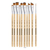 Kit de Pinceis Castelo para Pintura em Madeira - 10 Unidades Modelo 02