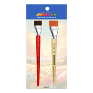 Kit de Pinceis Castelo para Pintura em Verniz - 02 Unidades Modelo 05