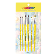Kit de Pinceis Castelo para Pintura Kids - 06 Unidades Modelo 26