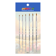 Kit de Pinceis Castelo para Pintura Redondos - 06 Unidades Modelo 11