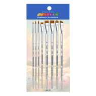 Kit de Pinceis Castelo para Pintura Serie Branca - 08 Unidades Modelo 24