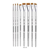 Kit de Pinceis Castelo para Pintura Serie Branca - 08 Unidades Modelo 24