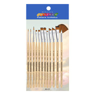Kit de Pinceis Castelo para Pintura Serie Creme - 12 Unidades Modelo 23