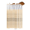 Kit de Pinceis Castelo para Pintura Serie Creme - 12 Unidades Modelo 23