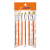Kit de Pinceis Castelo para Tecido Cerda Branca Cabo Curto - 06 Unidades Modelo 32